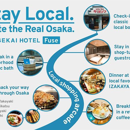 Sekai Hotel Deep Osaka Experience Yao Bagian luar foto