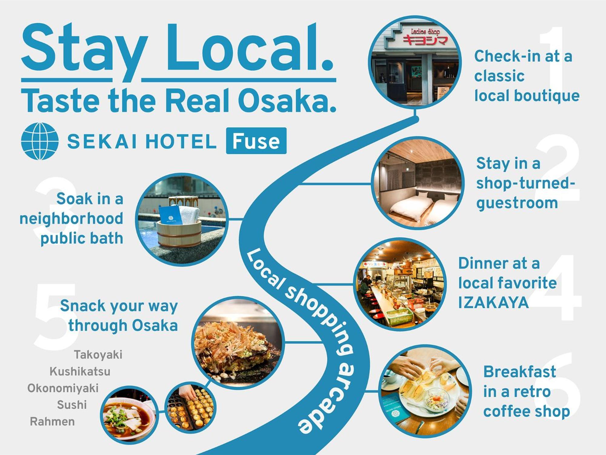 Sekai Hotel Deep Osaka Experience Yao Bagian luar foto